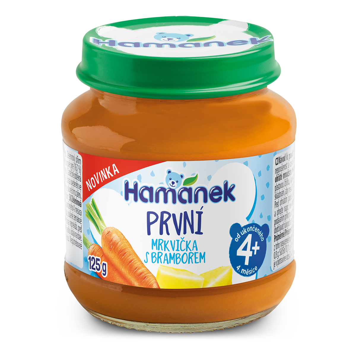 Пюре Hamanek Первая ложка из моркови и картошки 125 г 23506930055083 ТМ: Hamanek, 23506930055083
Пюре Hamanek Первая ложка из моркови и картошки 125 г 23506930055083 ТМ: Hamanek, 23506930055083