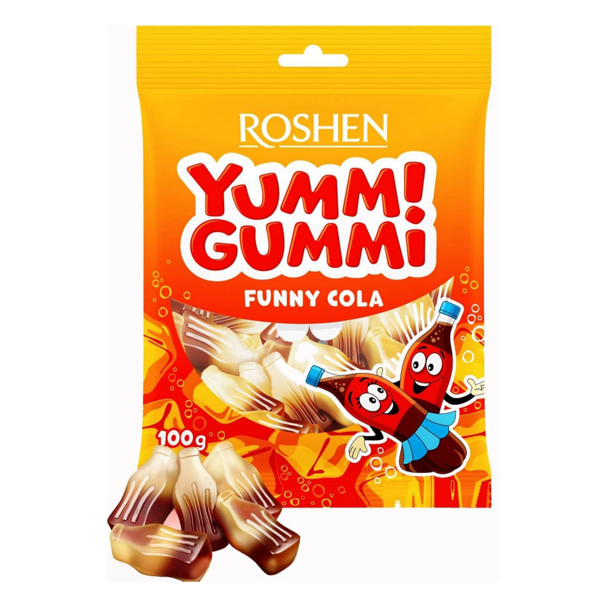Желейные конфеты Roshen Yummi Gummi Funny Cola 100 г 9100000320 ТМ: ROSHEN, 9100000320
Желейные конфеты Roshen Yummi Gummi Funny Cola 100 г 9100000320 ТМ: ROSHEN, 9100000320