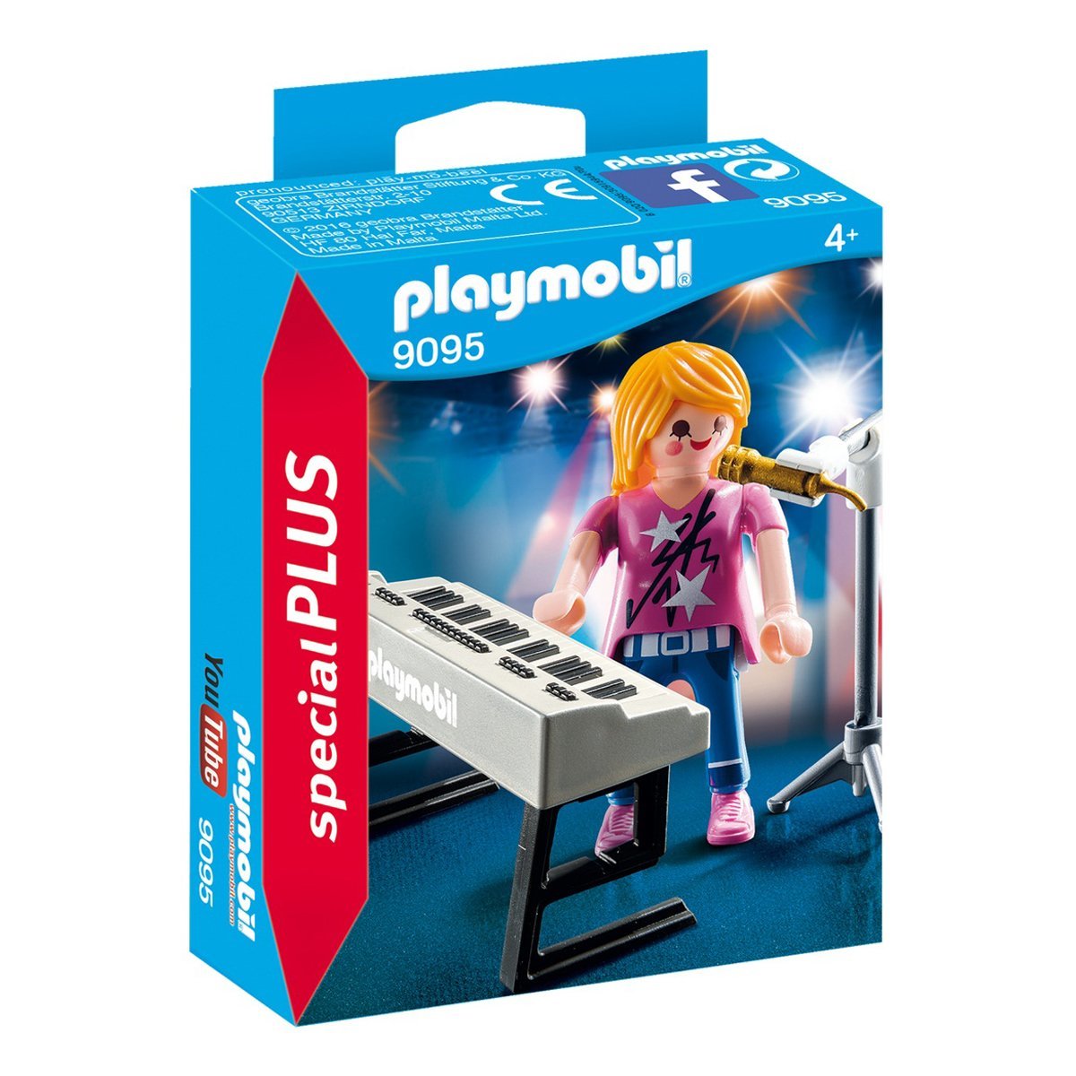 Конструктор Playmobil SPECIAL PLUS Певица с синтезатором 9095 ТМ: Playmobil, 9095
Конструктор Playmobil SPECIAL PLUS Певица с синтезатором 9095 ТМ: Playmobil, 9095