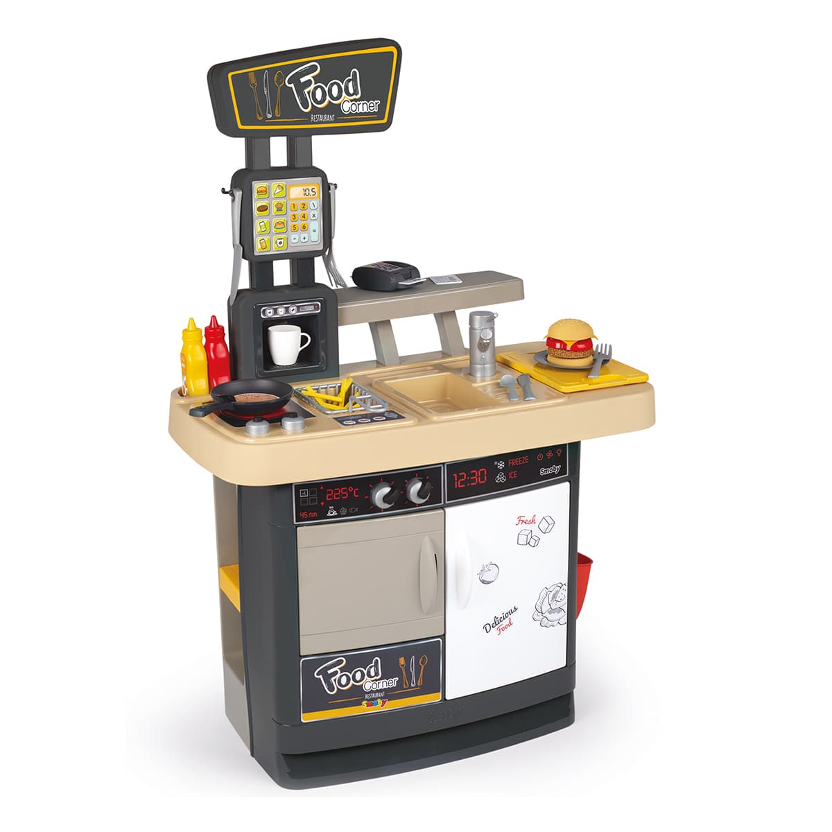 Игровой набор Smoby Интерактивный ресторан 2-в-1 Бургер хаус 310910 ТМ: Smoby, 310910
Игровой набор Smoby Интерактивный ресторан 2-в-1 Бургер хаус 310910 ТМ: Smoby, 310910