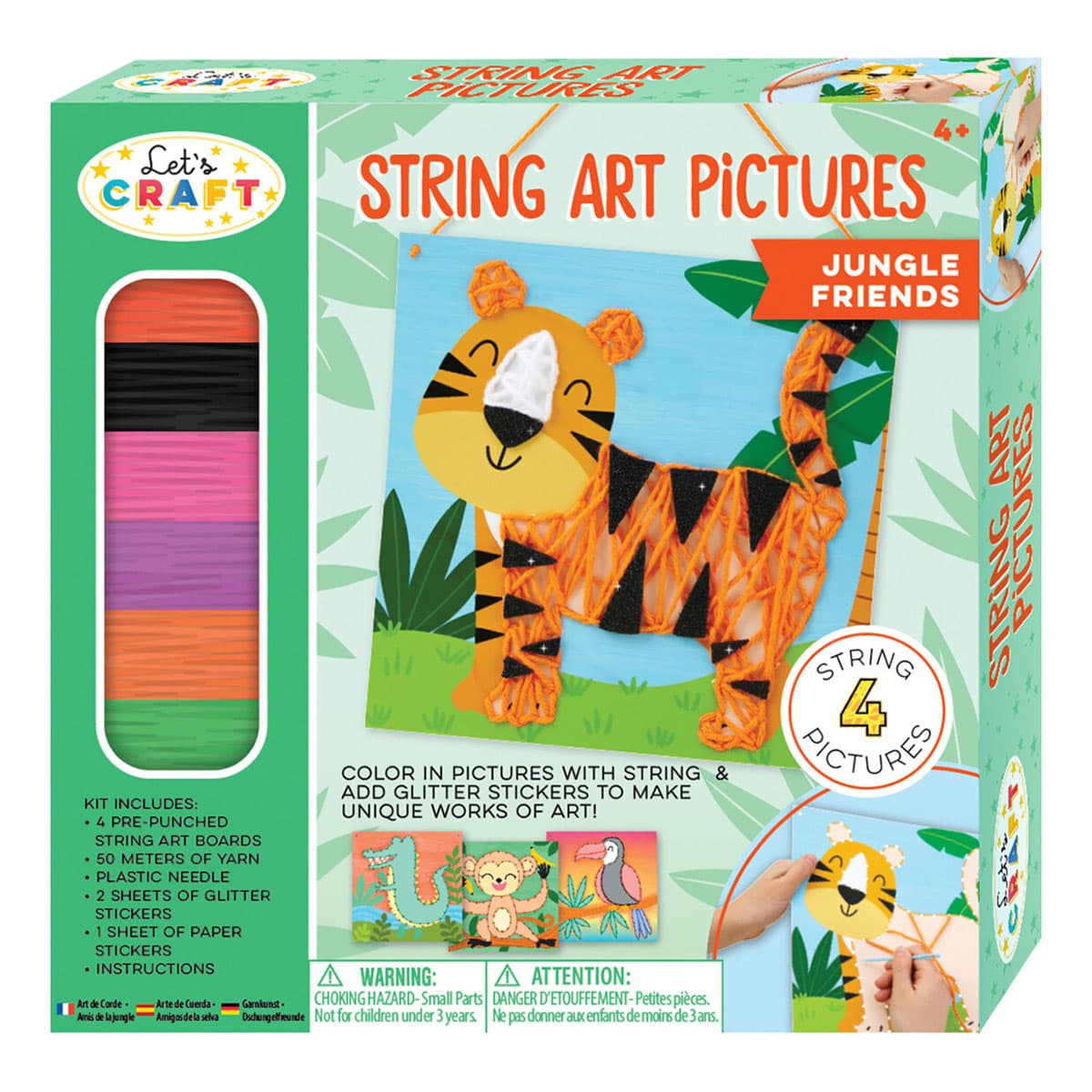 Набор для творчества Let’s Craft String Art Тропические джунгли SAP002 ТМ: Lets Craft, SAP002
Набор для творчества Let’s Craft String Art Тропические джунгли SAP002 ТМ: Lets Craft, SAP002