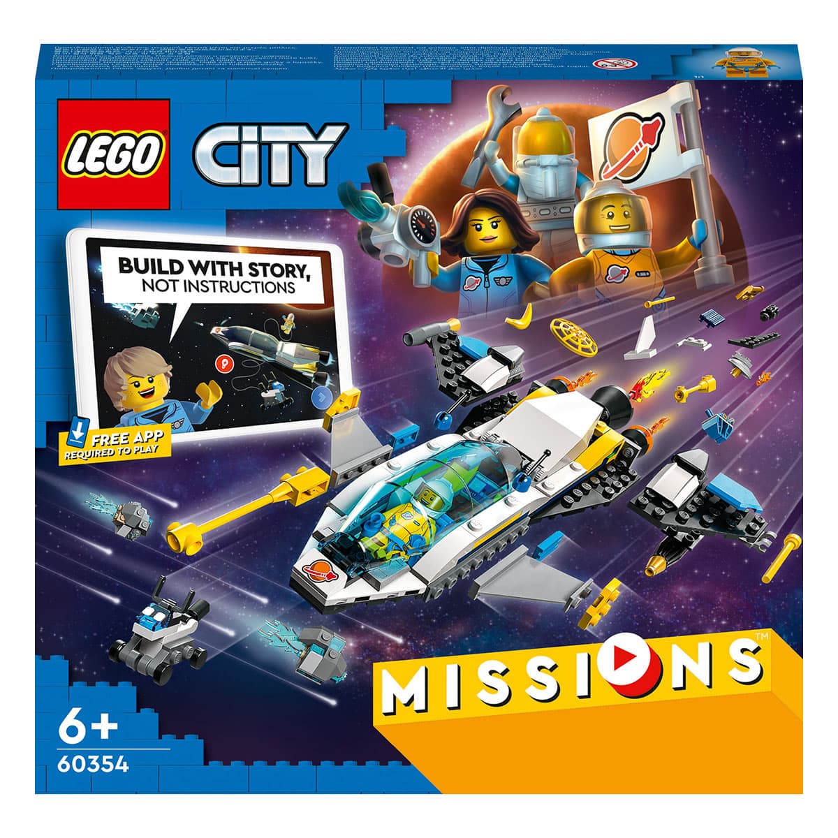 LEGO City Миссии исследования Марса на космическом корабле 60354 60354 ТМ: LEGO, 60354
LEGO City Миссии исследования Марса на космическом корабле 60354 60354 ТМ: LEGO, 60354