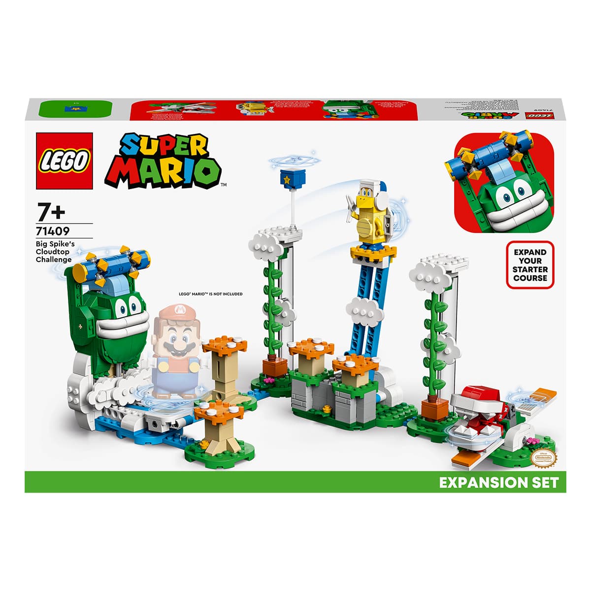 LEGO Super Mario Дополнительный набор «Задание «Достать до облачка» Большого Спайка» 71409 71409 ТМ: LEGO, 71409
LEGO Super Mario Дополнительный набор «Задание «Достать до облачка» Большого Спайка» 71409 71409 ТМ: LEGO, 71409