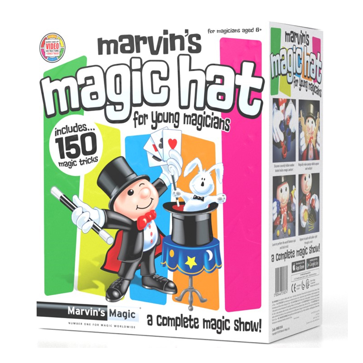 Набор с фокусами Marvin’s Magic Marvin's magic hat for young magicians Includes 150 magic tricks (укр) MME0135 ТМ: Marvins Magic, MME0135
Набор с фокусами Marvin’s Magic Marvin's magic hat for young magicians Includes 150 magic tricks (укр) MME0135 ТМ: Marvins Magic, MME0135