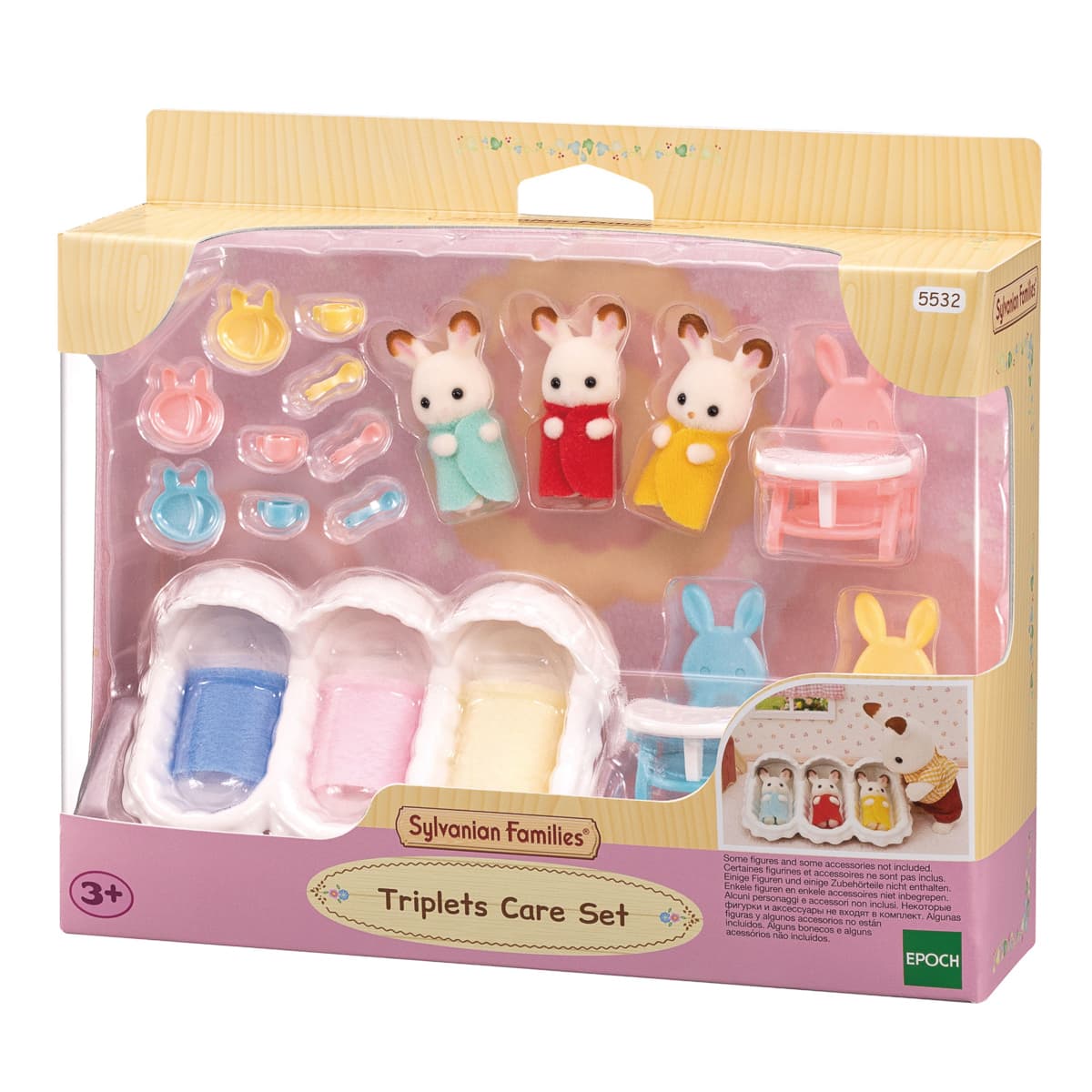 Набор Sylvanian Families 5532 Уход за тройняшками 5532 ТМ: Sylvanian Families, 5532
Набор Sylvanian Families 5532 Уход за тройняшками 5532 ТМ: Sylvanian Families, 5532