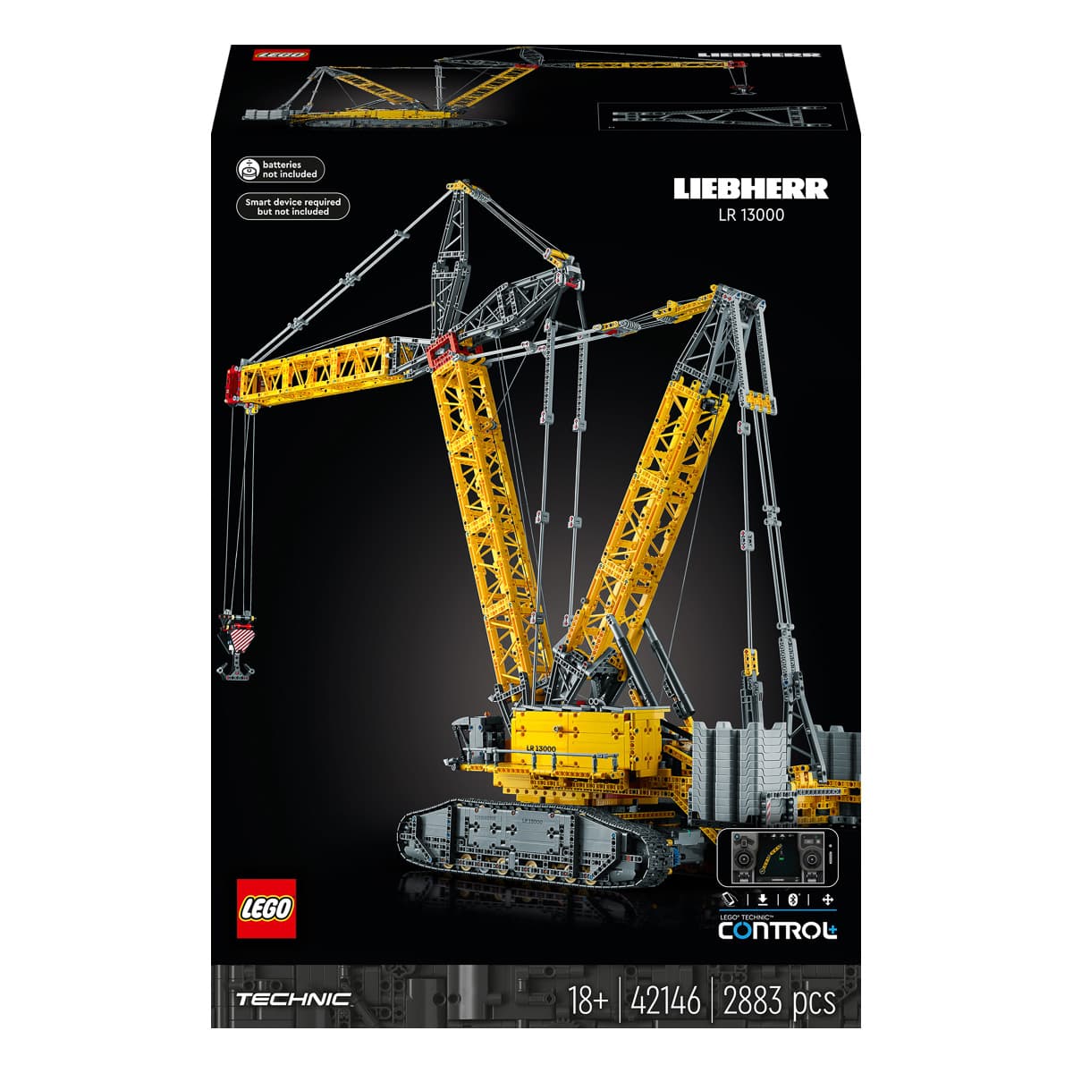 LEGO Technic Гусеничный подъемный кран Liebherr LR 13000 42146 42146 ТМ: LEGO, 42146
LEGO Technic Гусеничный подъемный кран Liebherr LR 13000 42146 42146 ТМ: LEGO, 42146