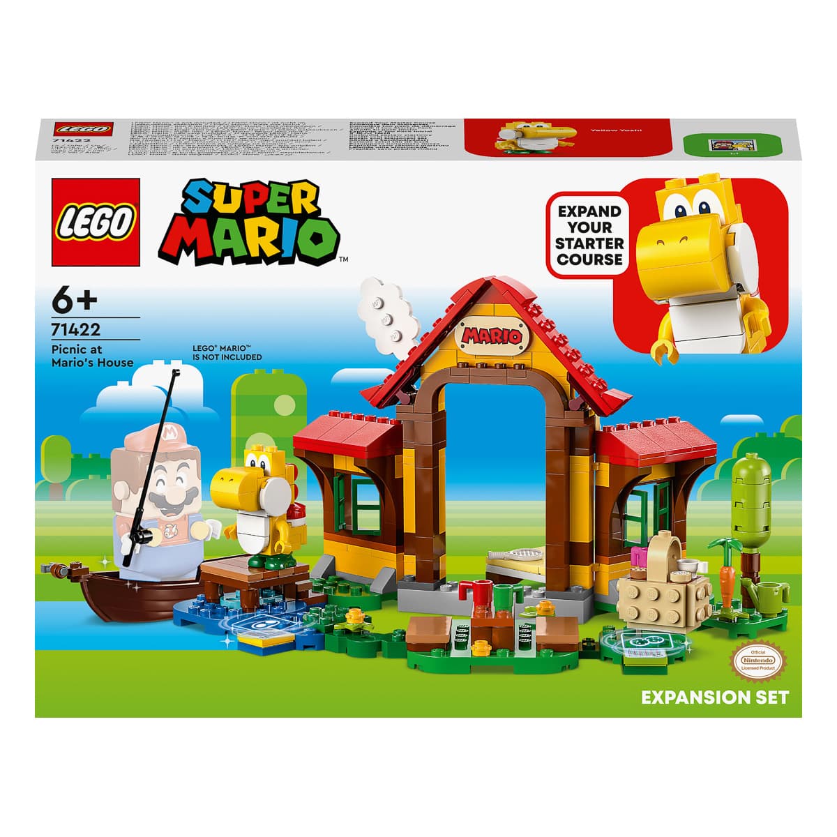LEGO Super Mario Пикник в доме Марио. Дополнительный набор 71422 71422 ТМ: LEGO, 71422
LEGO Super Mario Пикник в доме Марио. Дополнительный набор 71422 71422 ТМ: LEGO, 71422