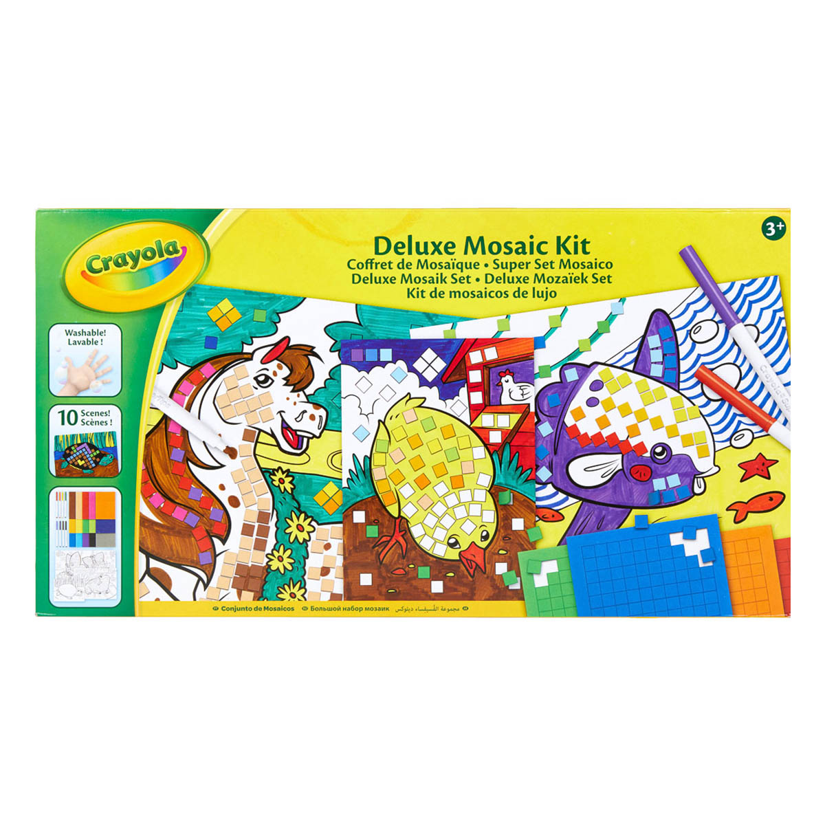 Набор для творчества Crayola Deluxe Создай свою мозаику 256473.006 ТМ: Crayola, 256473.006
Набор для творчества Crayola Deluxe Создай свою мозаику 256473.006 ТМ: Crayola, 256473.006