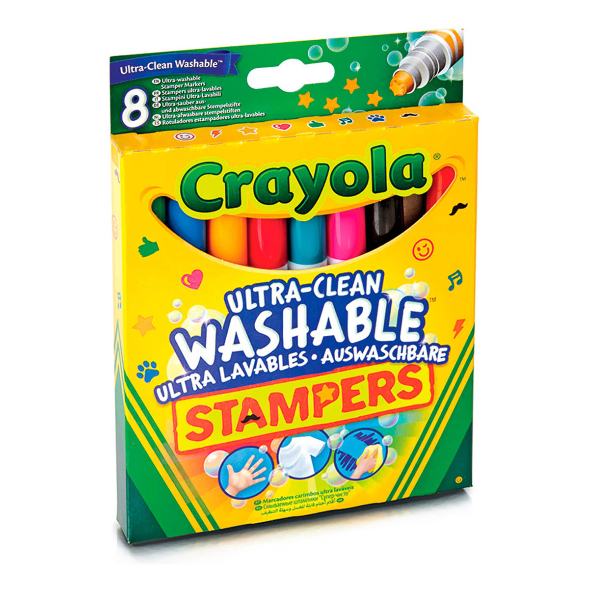 Набор фломастеров Crayola Ultra clean washable со штампами 8 шт 256343.012 ТМ: Crayola, 256343.012
Набор фломастеров Crayola Ultra clean washable со штампами 8 шт 256343.012 ТМ: Crayola, 256343.012