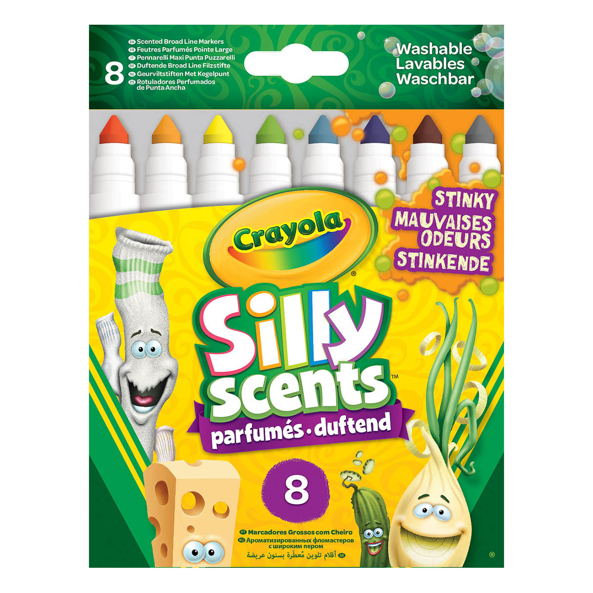 Набор фломастеров Crayola Silly Scents washable Широкая линия Ароматизированные 8 шт 256346.012 ТМ: Crayola, 256346.012
Набор фломастеров Crayola Silly Scents washable Широкая линия Ароматизированные 8 шт 256346.012 ТМ: Crayola, 256346.012