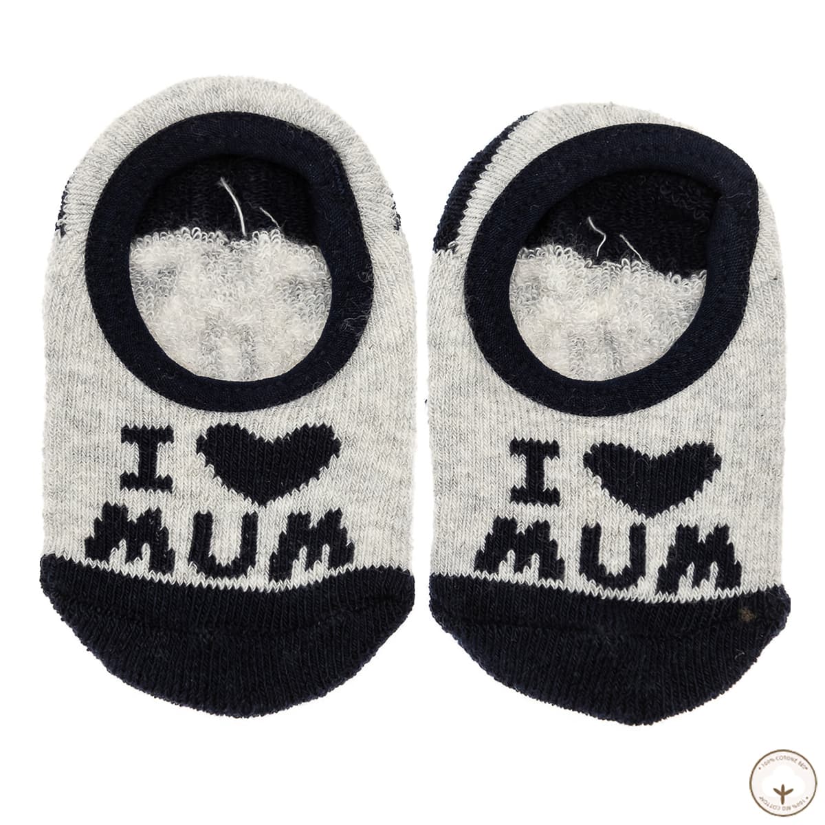 Носки-следы BluKids Bio Cotton I love mum Black, р. -24 5835655 ТМ: BluKids, Серый с синим, 5835655
Носки-следы BluKids Bio Cotton I love mum Black, р. -24 5835655 ТМ: BluKids, Серый с синим, 5835655
