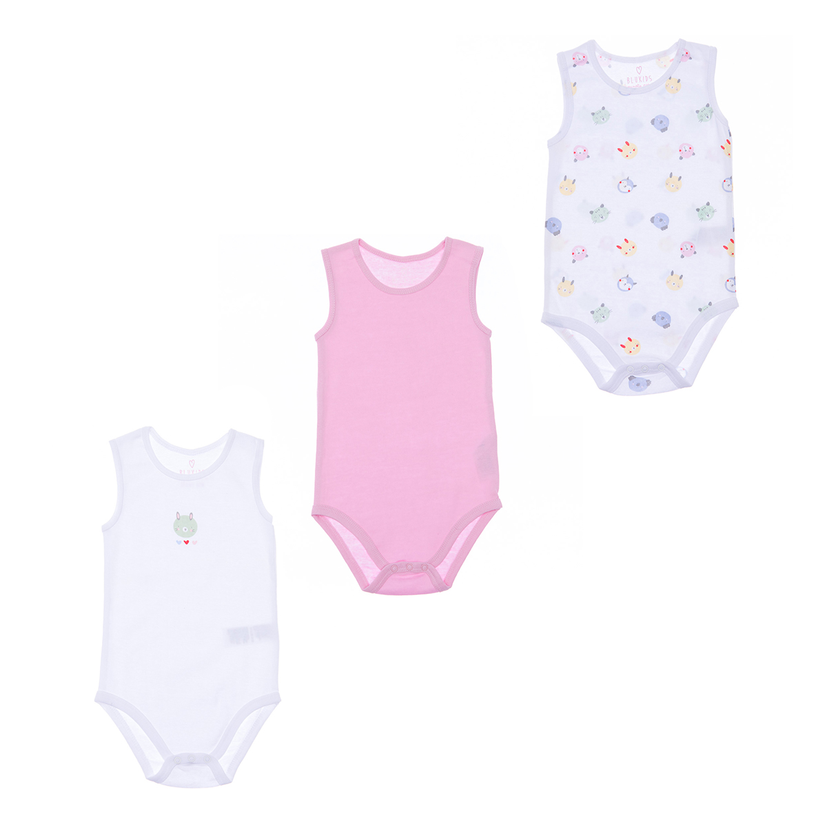 Набор боди BluKids Sweet Animals 3 шт, р. 5907188 ТМ: BluKids, Белый с розовым, 5907188
Набор боди BluKids Sweet Animals 3 шт, р. 5907188 ТМ: BluKids, Белый с розовым, 5907188