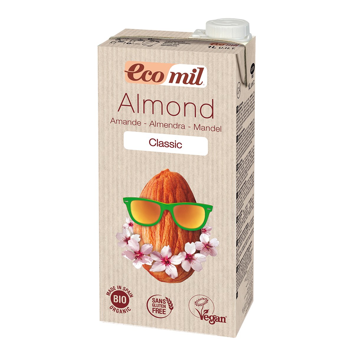 

Органическо миндальное молоко Eco mil классическое, 1 л 230153 ТМ: Eco mil, 230153