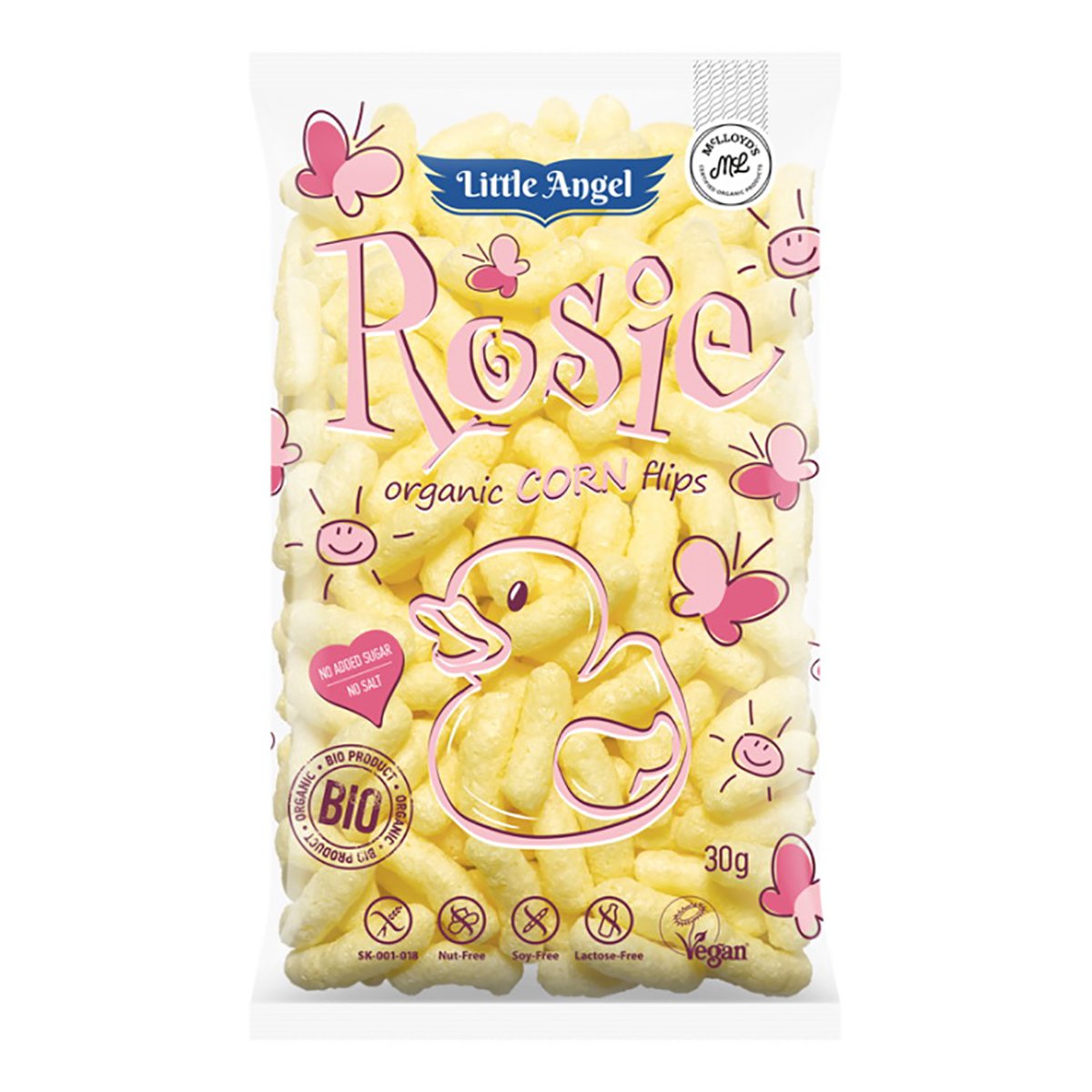

Снеки кукурузные McLLOYD'S Rosie 30 г ТМ: McLLOYDS