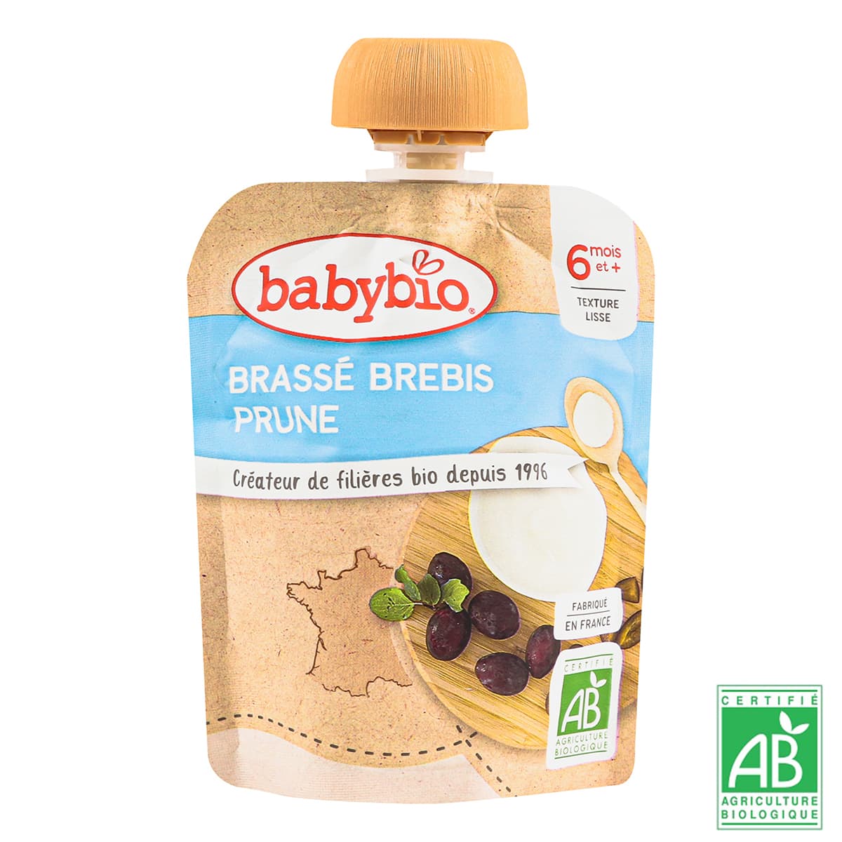 

Десерт органический на основе овечьего молока Babybio Слива 85 г 54090 ТМ: Babybio, 54090