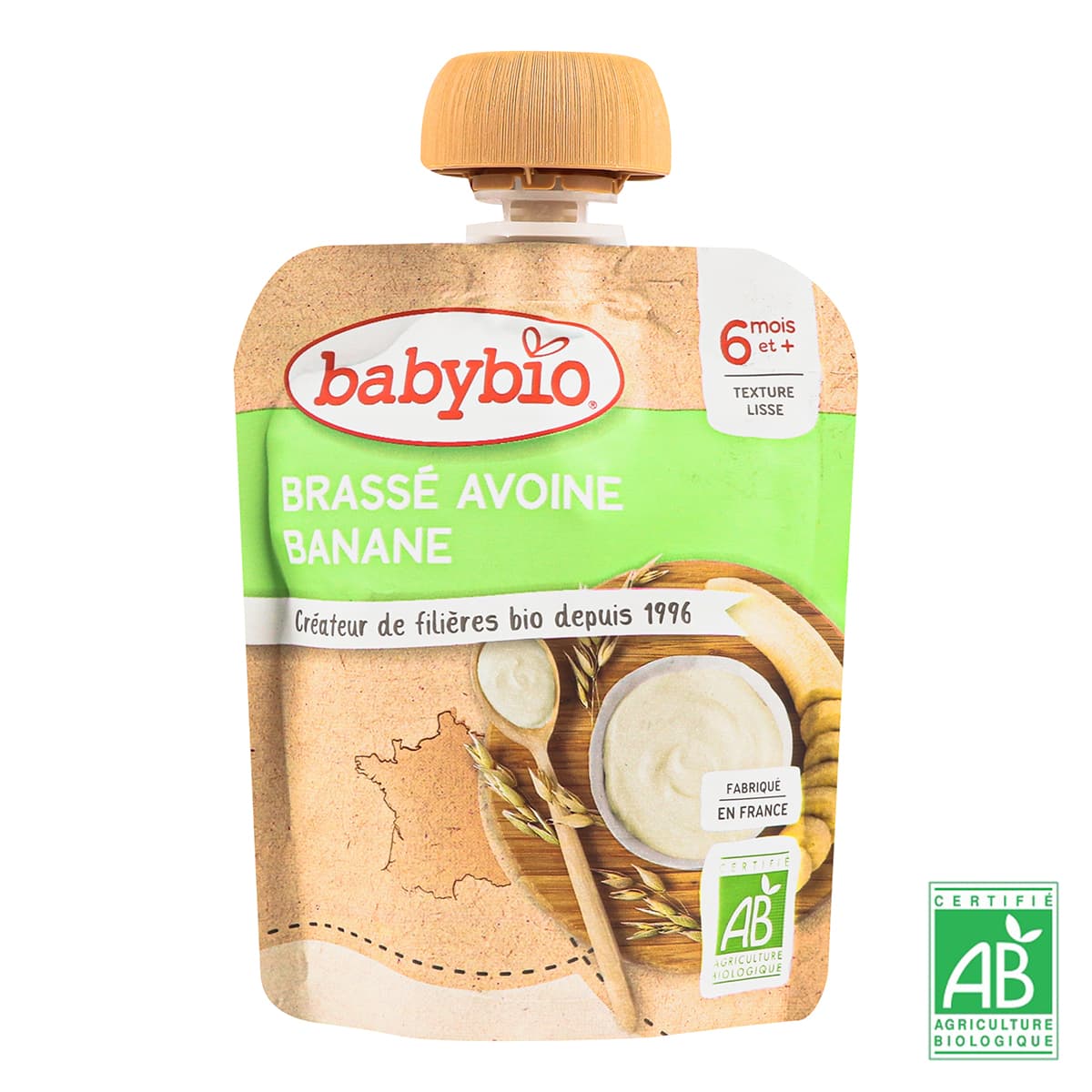 

Десерт органический на основе овсяного молока Babybio Банан 85 г 54098 ТМ: Babybio, 54098