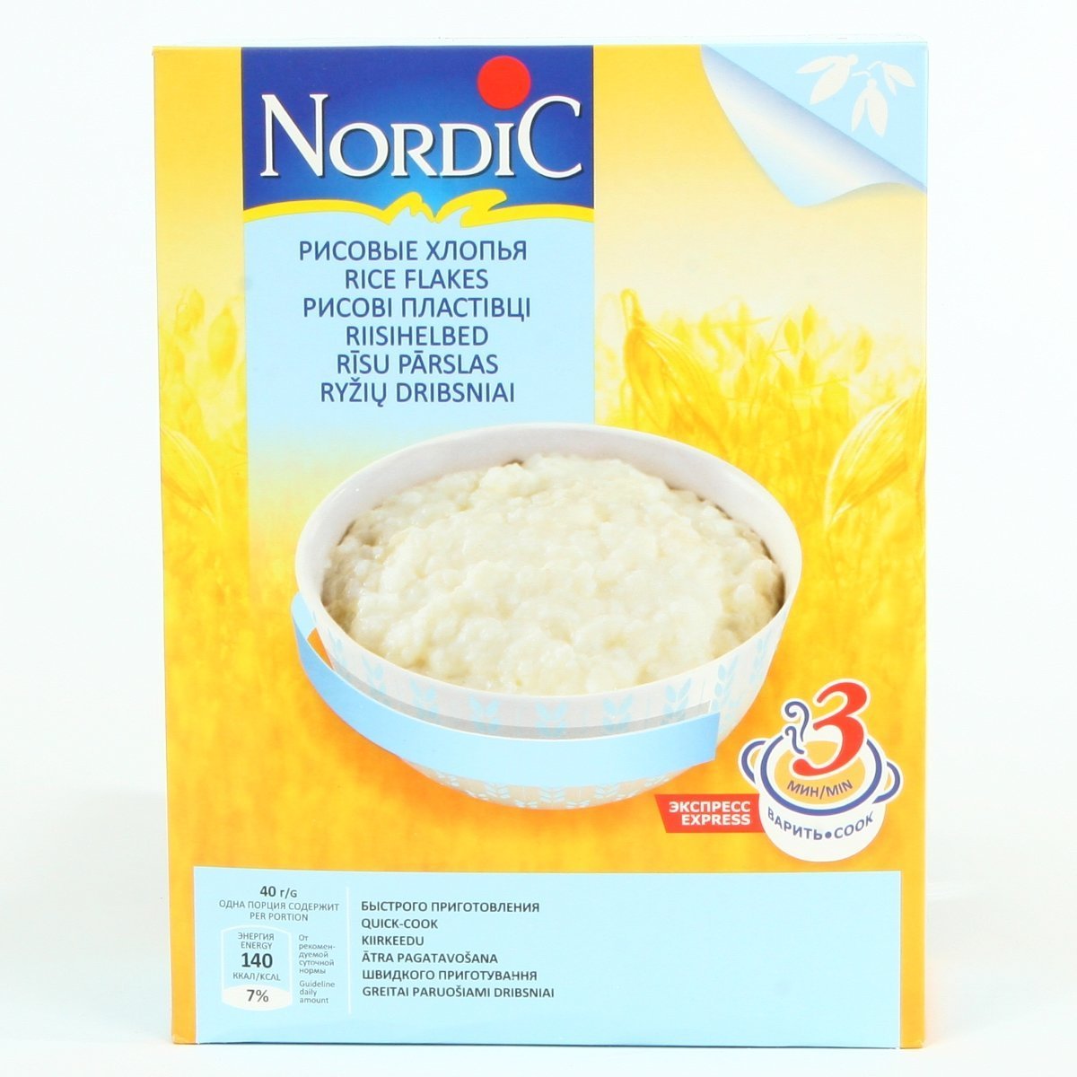 

Рисовые хлопья, 800 г. 83963 ТМ: Nordic, 83963