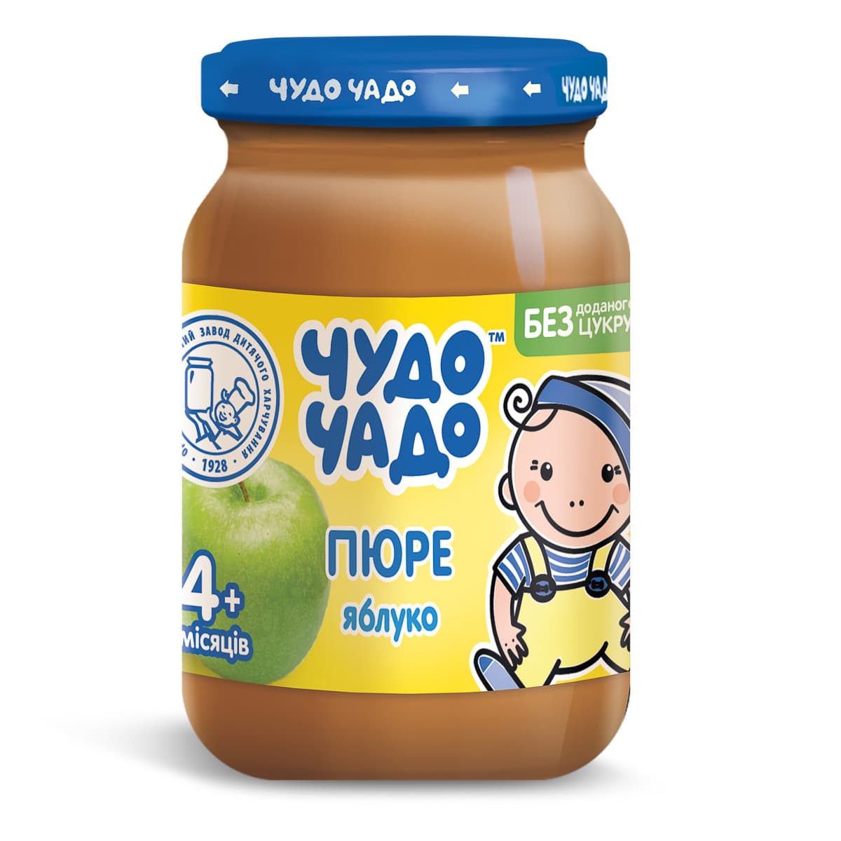 

Пюре Чудо-Чадо Яблоко без сахара 170 г 7707 ТМ: Чудо-Чадо, 7707
