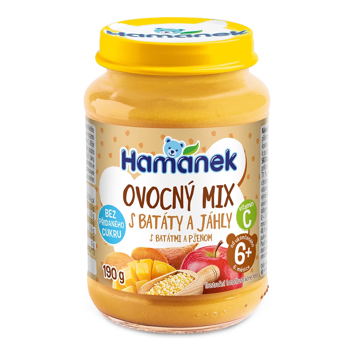 

Пюре Hamanek Фруктовый микс с бататом и пшеном 190 г 23602010000083 ТМ: Hamanek, 23602010000083