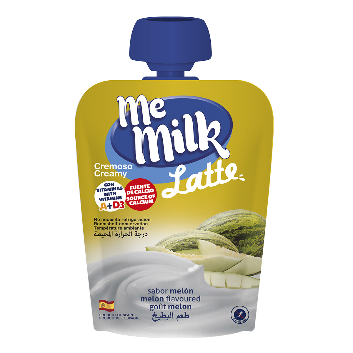 Акція на Йогурт MeMilk Latte Дыня 90 г  ТМ: MeMilk від Antoshka