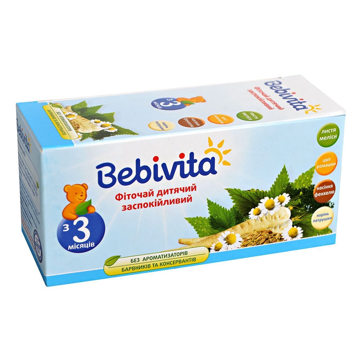 

Фиточай Bebivita Детский успокаивающий 30 г 1386/025-У ТМ: Bebivita, 1386/025-У