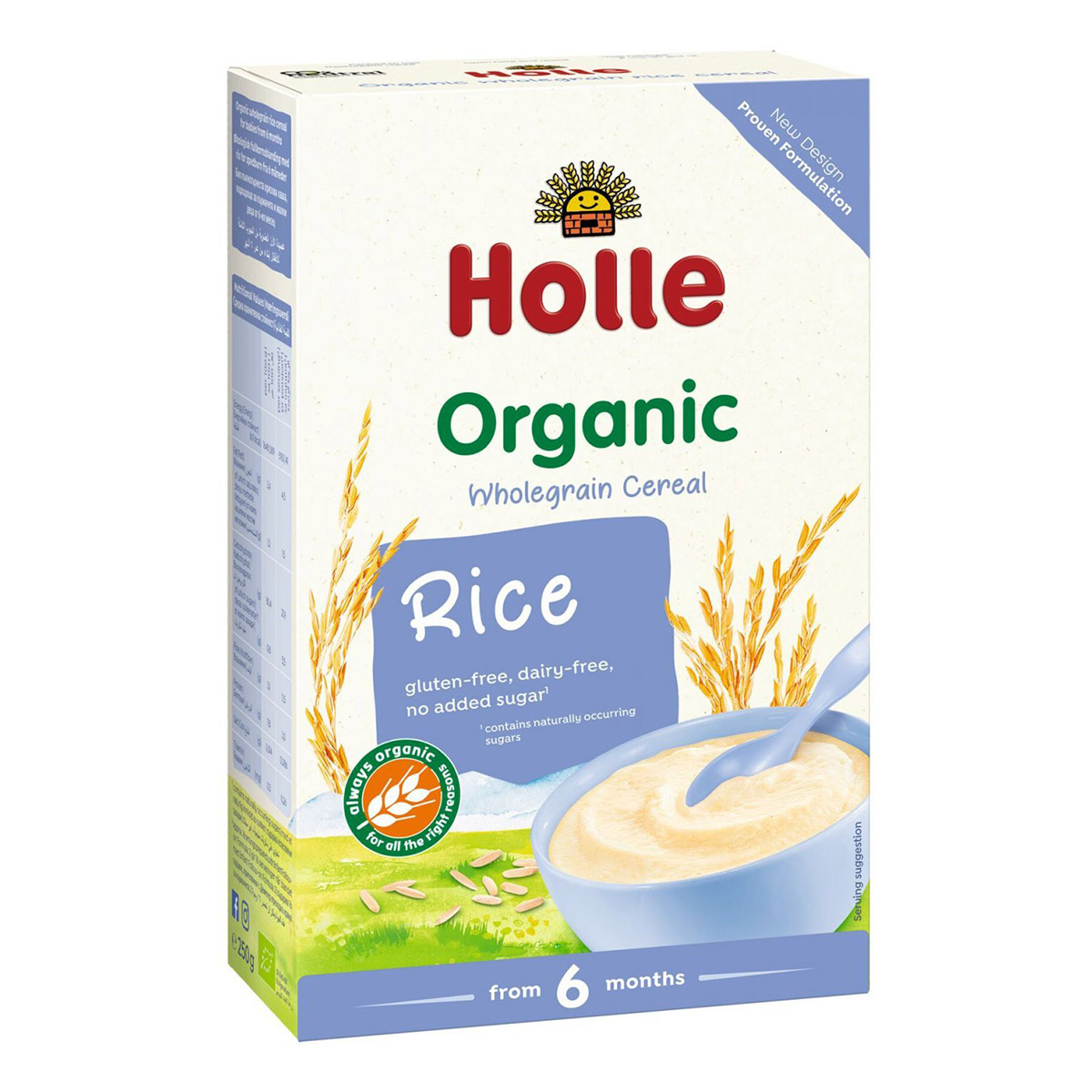

Каша рисовая органическая Holle 250 г 90804 ТМ: Holle, 90804
