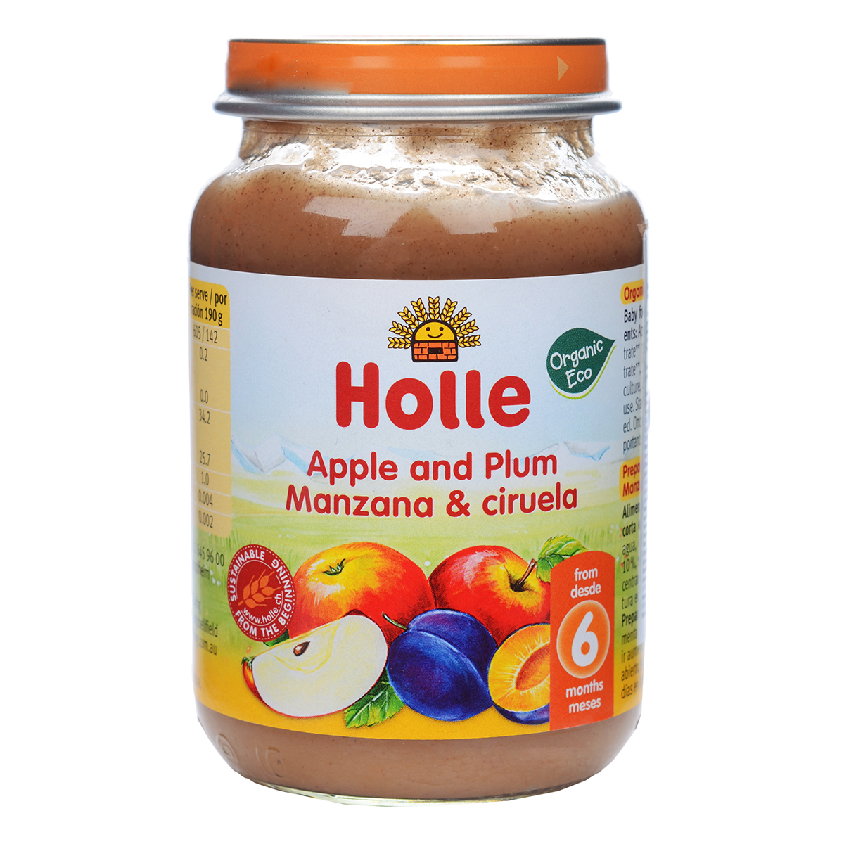 

Пюре органическое Holle Яблоко Слива 190 г 32837 ТМ: Holle, 32837