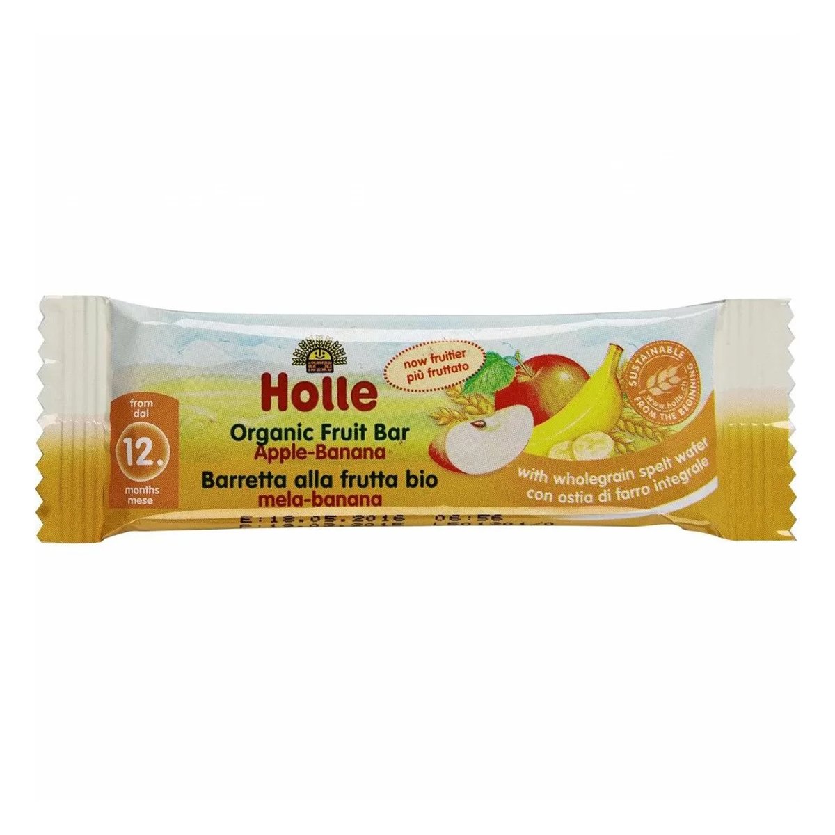 

Фруктовый батончик Holle Яблоко-банан 25 г 94121 ТМ: Holle, 94121