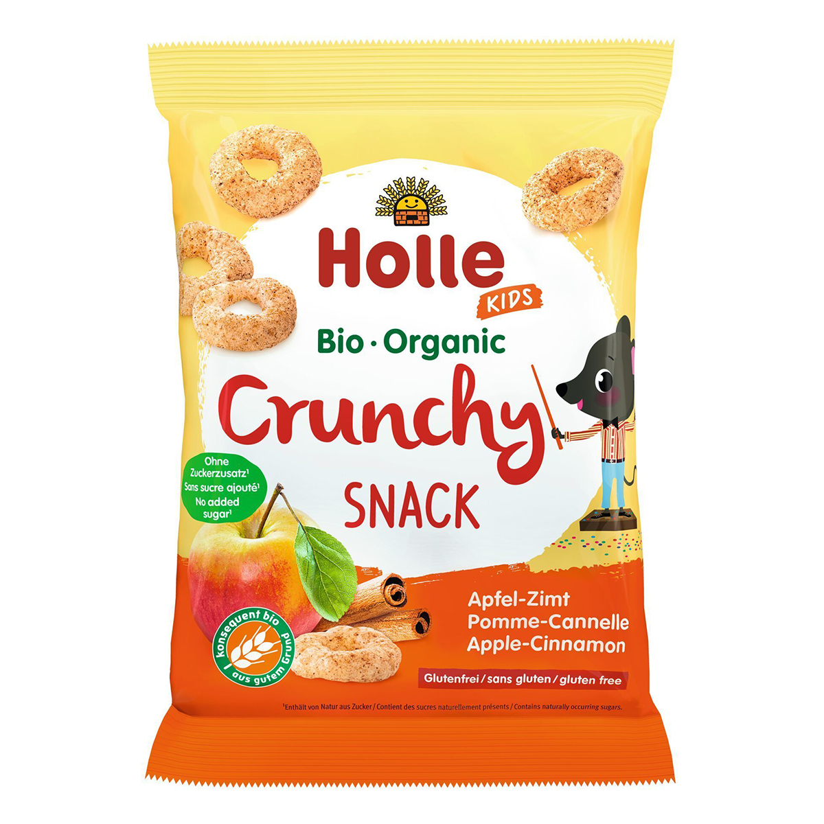 

Снеки Holle воздушные Яблоко-корица Organic 25 г 46236 ТМ: Holle, 46236