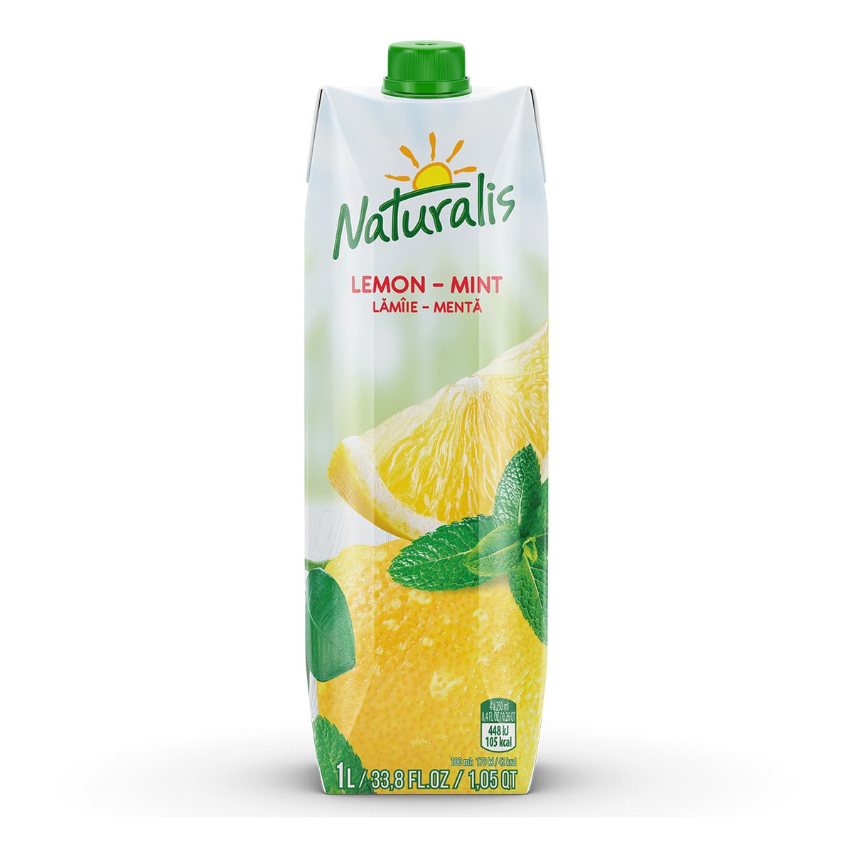 

Напиток Naturalis Лимон с мятой 1 л ТМ: Naturalis