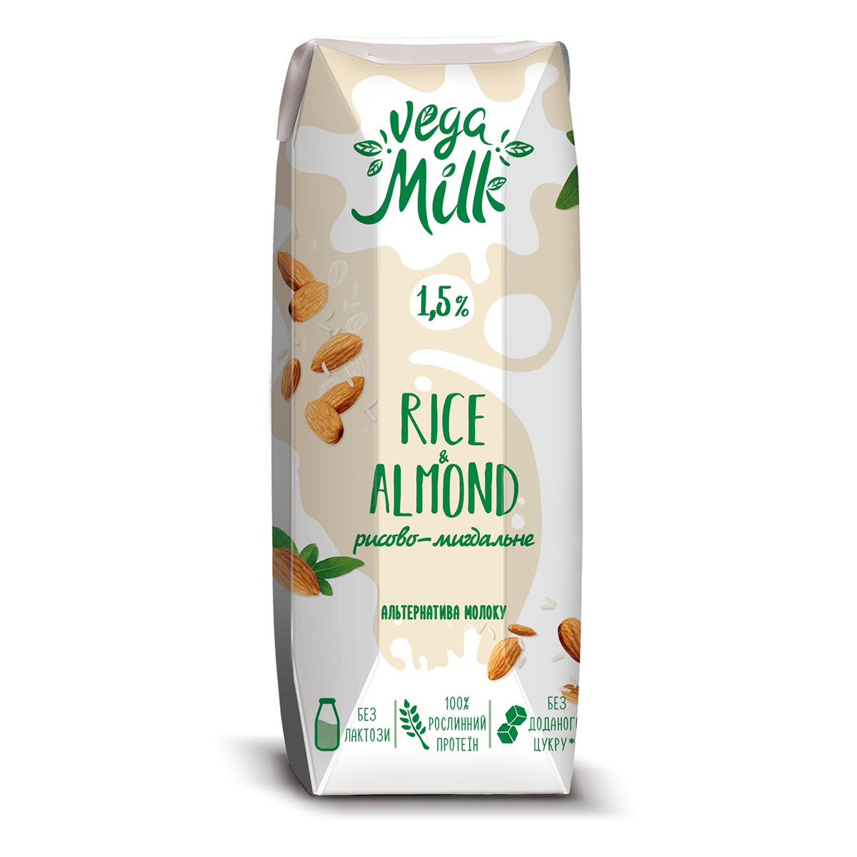 

Напиток Vega Milk Rice&Almond 250 мл ТМ: Vega Milk