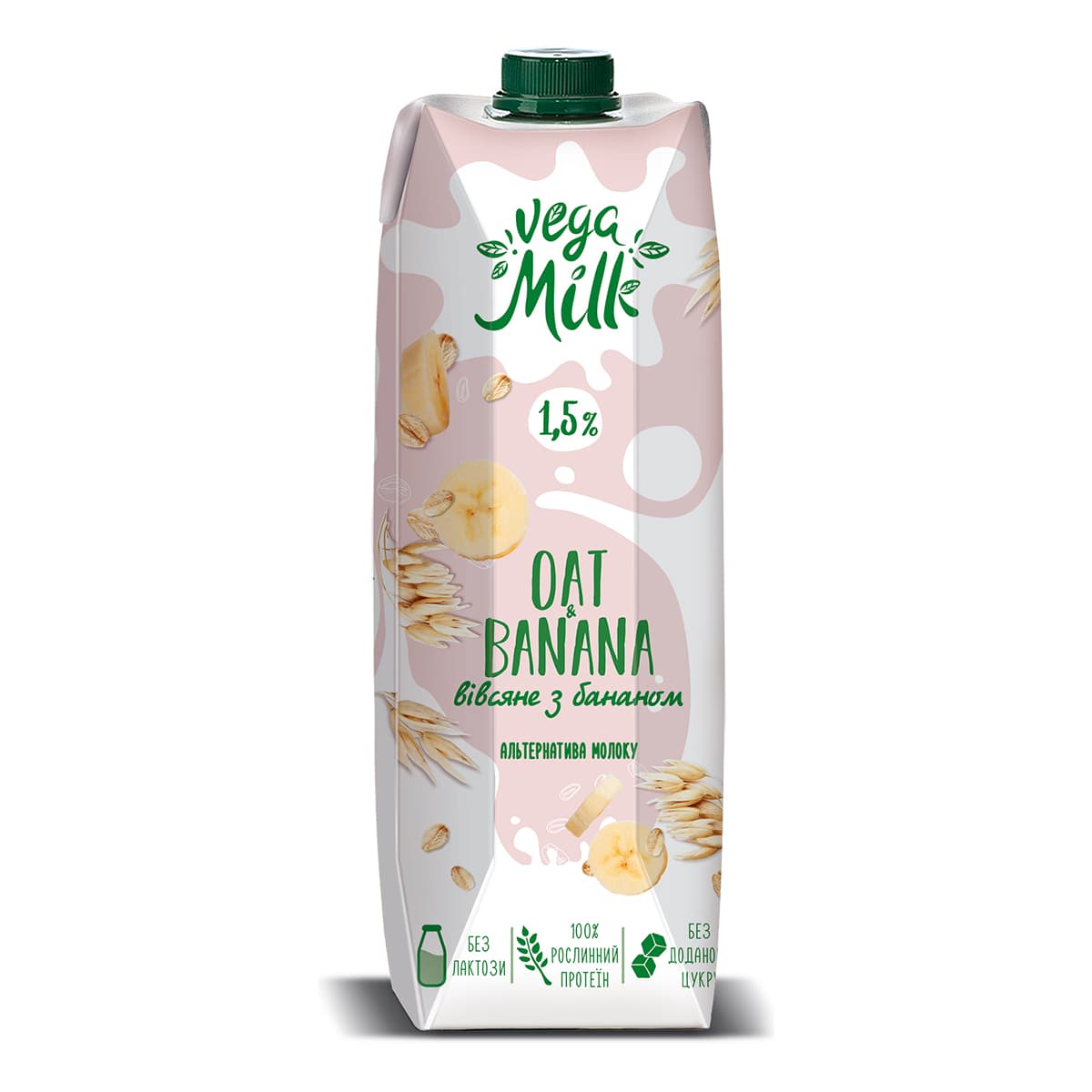 

Напиток Vega Milk Oat Banana 950 мл 2352 / 2381 ТМ: Vega Milk, 2352 / 2381