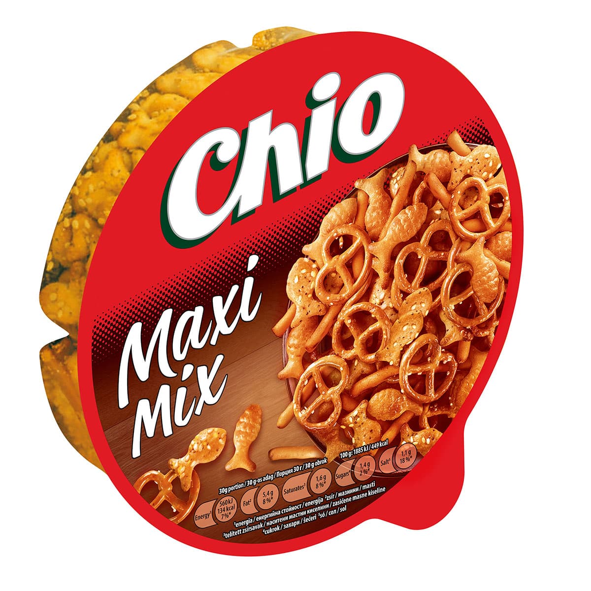 

Соленое печенье Chio Maxi Mix 125 г 60915 ТМ: Chio, 60915