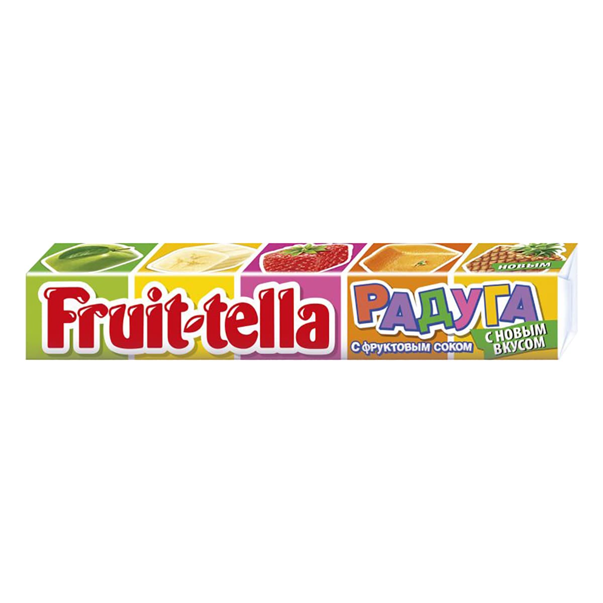 

Жевательные конфеты Fruit-tella Радуга 41 г 3301ВМ85 ТМ: Fruit-tella, 3301ВМ85
