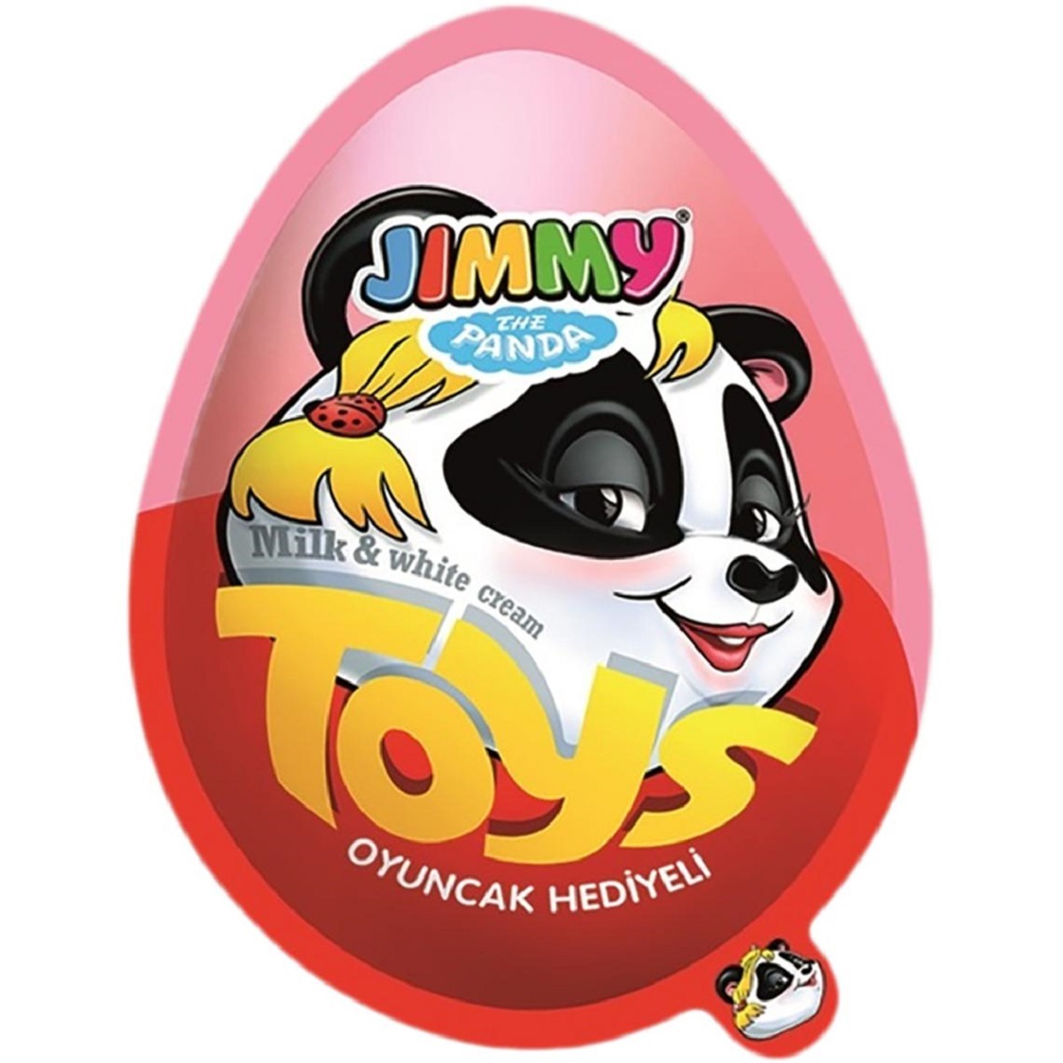 

Яйцо Jimmy с сюрпризом розовое 25 г 1497 ТМ: Jimmy, 1497