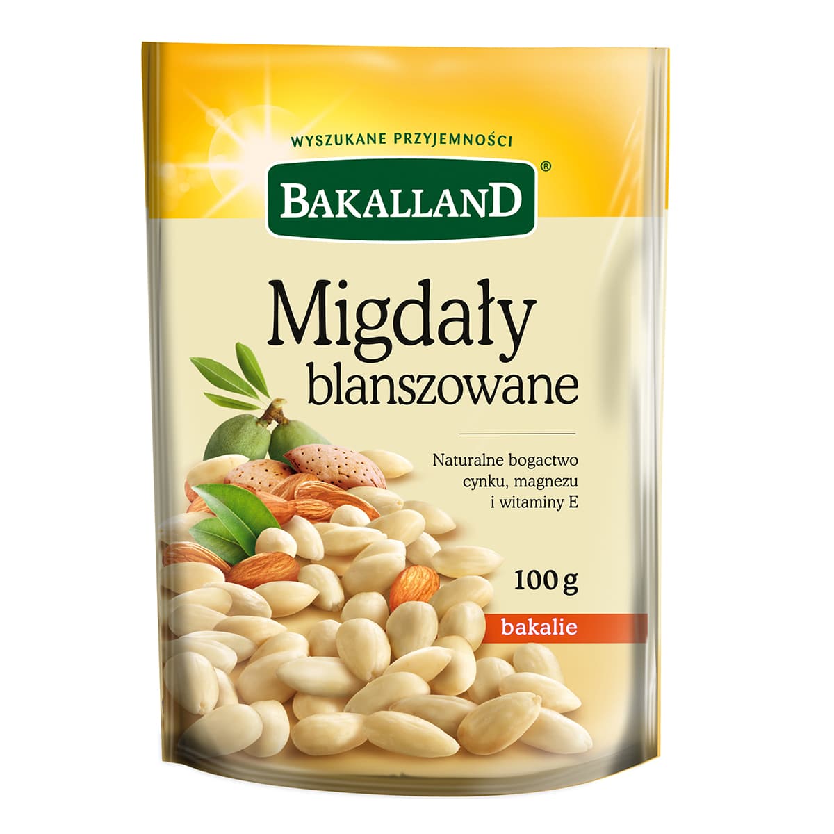 

Миндаль очищенный Bakalland 100 г ТМ: Bakalland
