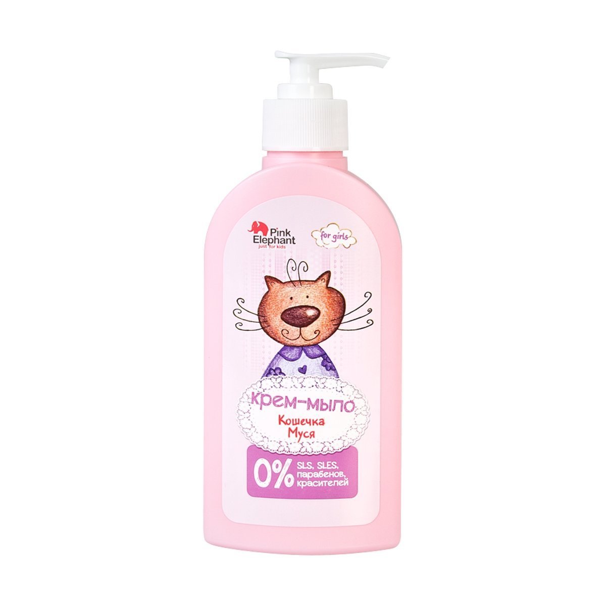 

Гель-мыло "Кошка Муся", 250 мл 030256 ТМ: Pink Elephant, 030256