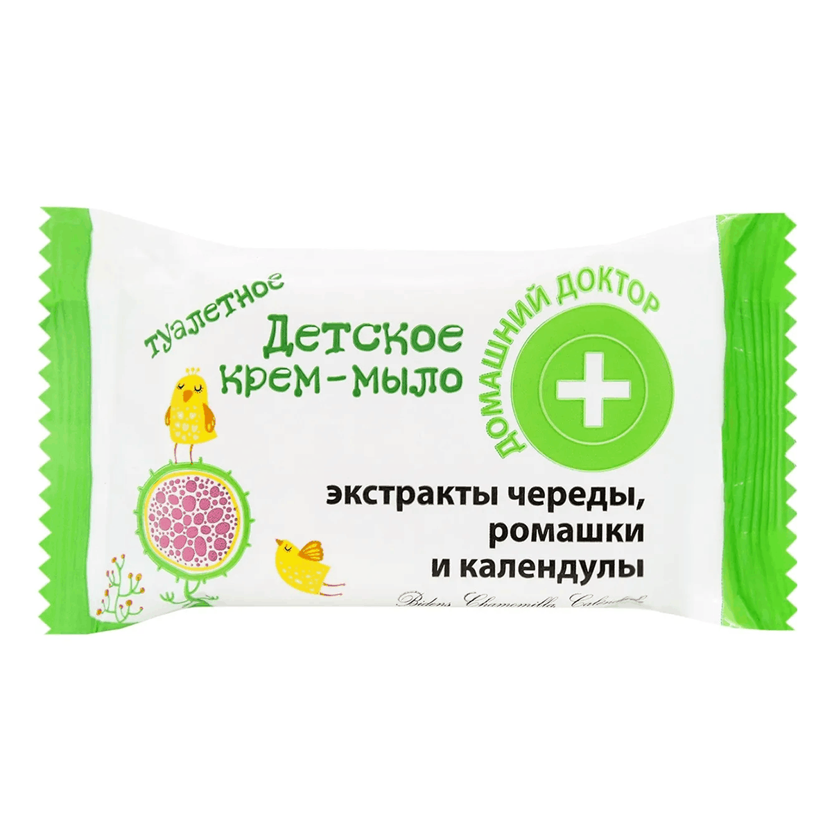 

Детское крем-мыло Домашний Доктор с травами 70 г 35049 ТМ: Домашний Доктор, 35049