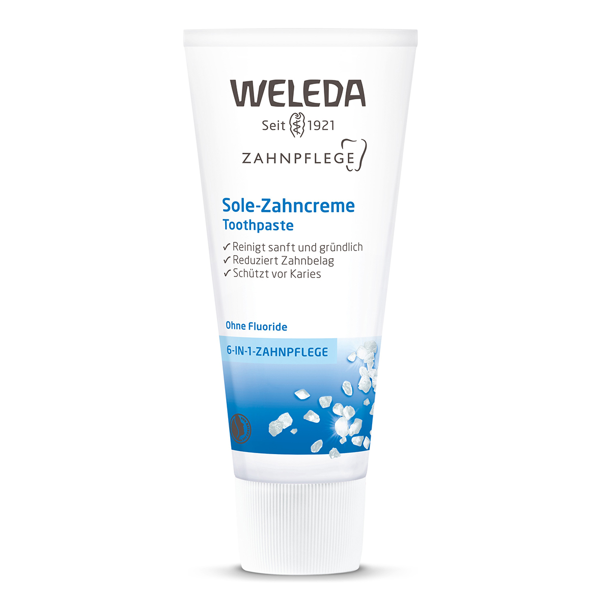 

Зубная паста WELEDA с минеральной солью, 75 мл 980900 ТМ: WELEDA, 980900
