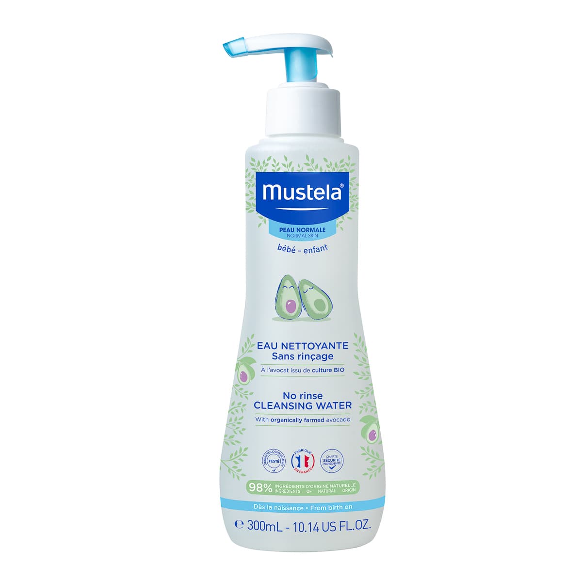 

Жидкость для очищения кожи Mustela No Rinse Cleansing Water, 300 мл 8701081 ТМ: Mustela, 8701081