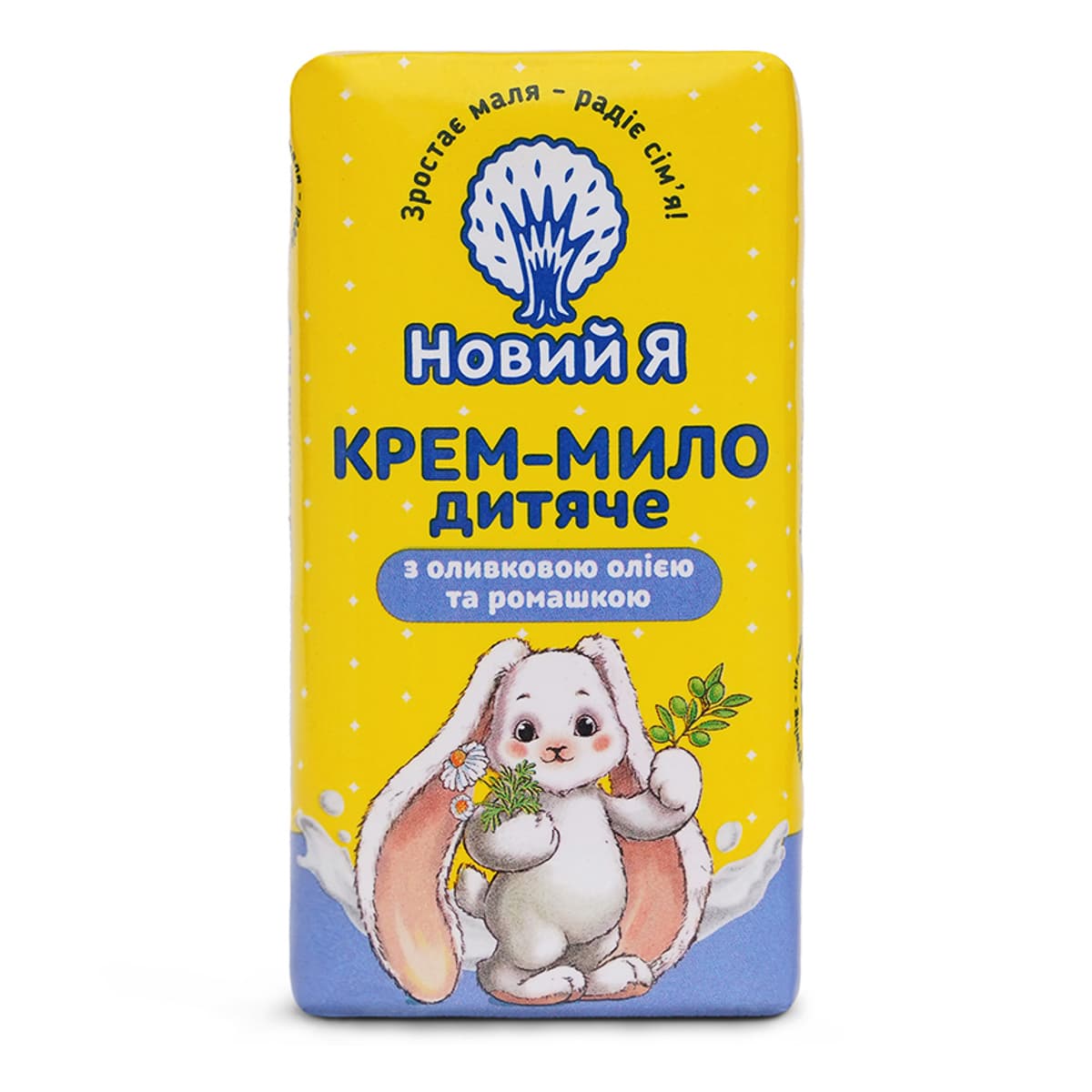 

Детское крем-мыло Новий Я Оливковое масло Ромашка 90 г ТМ: Новий Я