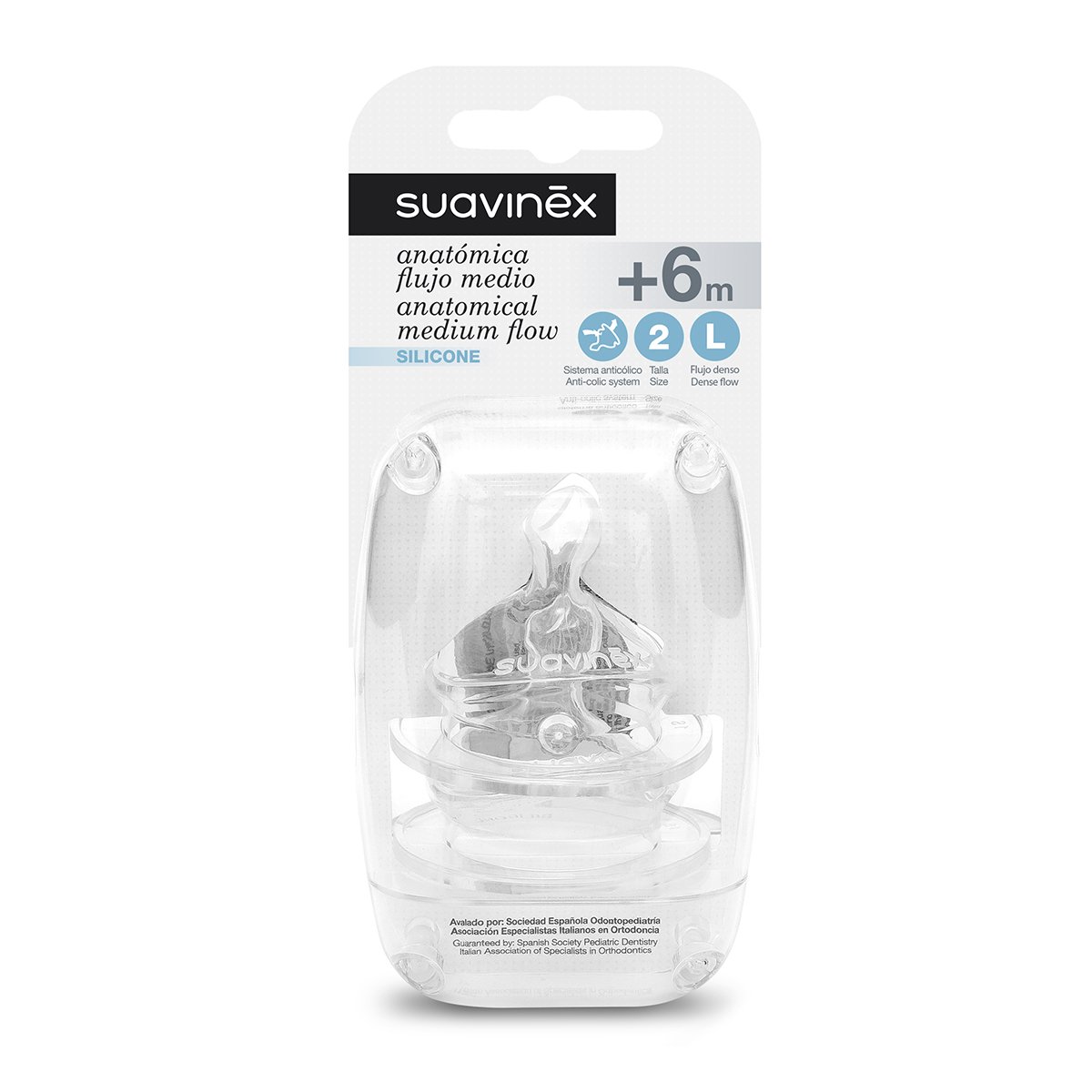 

Соска Suavinex Силикон Быстрый поток 6+ мес 300868 ТМ: Suavinex, 300868
