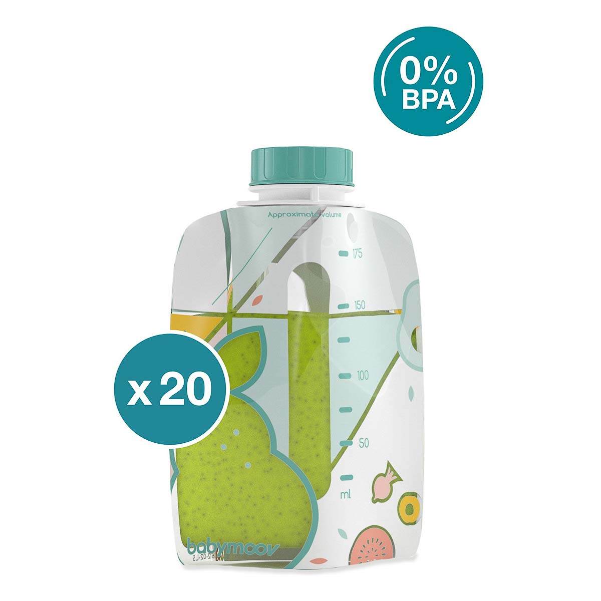

Пакетики для кормления Babymoov Foodii 20 шт A004614 ТМ: Babymoov, A004614