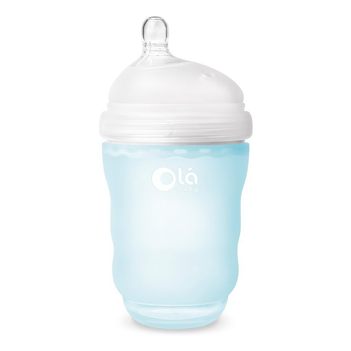 

Бутылочка Olababy Gentle Bottle антиколиковая силиконовая голубая 240 мл 80840 ТМ: Olababy, 80840