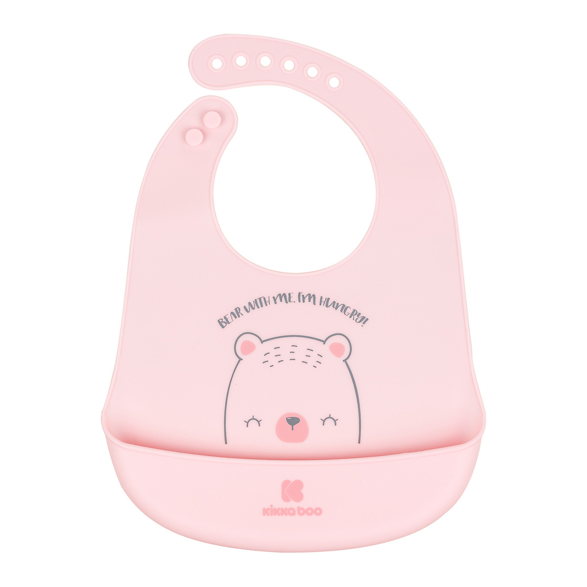 Нагрудник силіконовий Kikka boo Bear with me - 1
