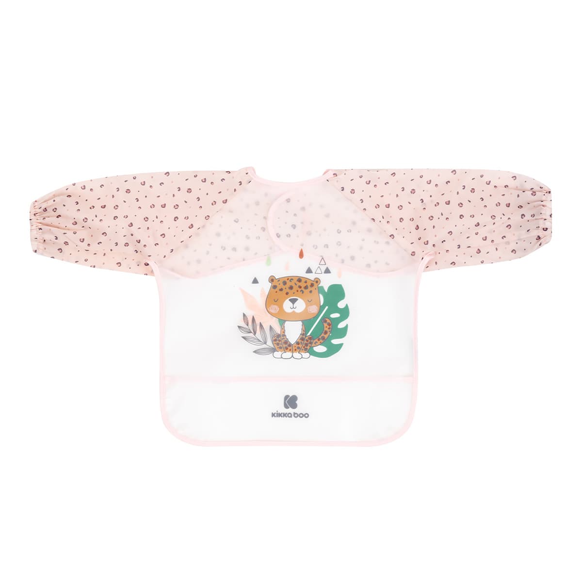 Нагрудник з рукавами KikkaBoo ЕVA Savanna Pink - 2