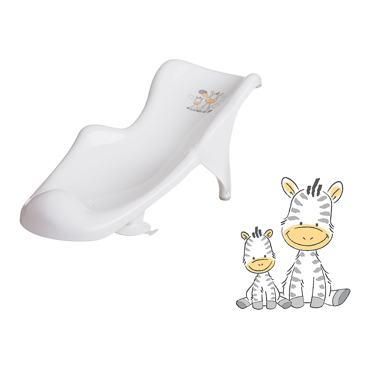 Фото - Аксессуары к детским товарам Maltex Baby Подставка в ванночку Maltex Baby Зебра White 660960 ТМ: Maltex