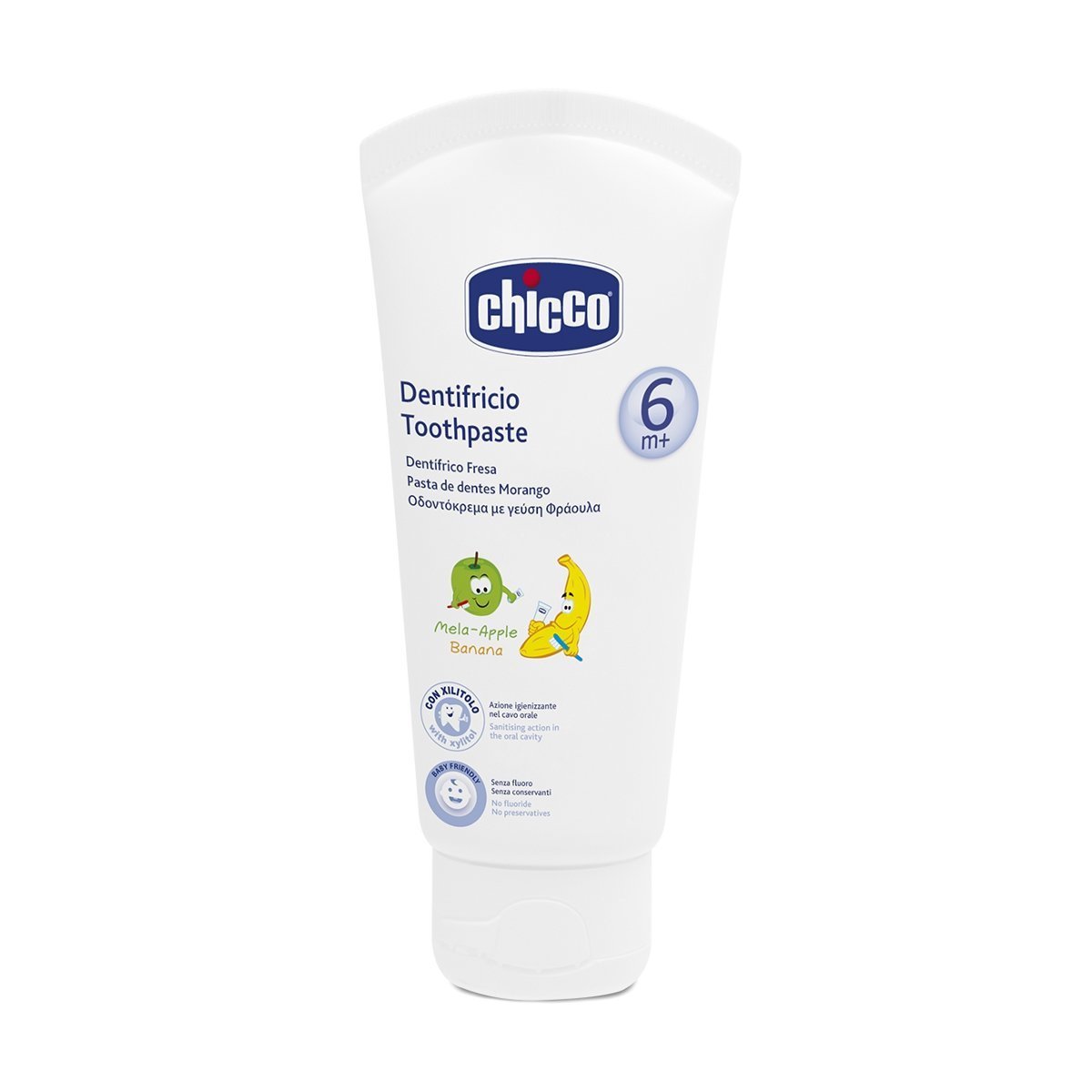

Зубная паста Chicco Яблоко/банан, 50 мл 02320.10 ТМ: Chicco, 02320.10