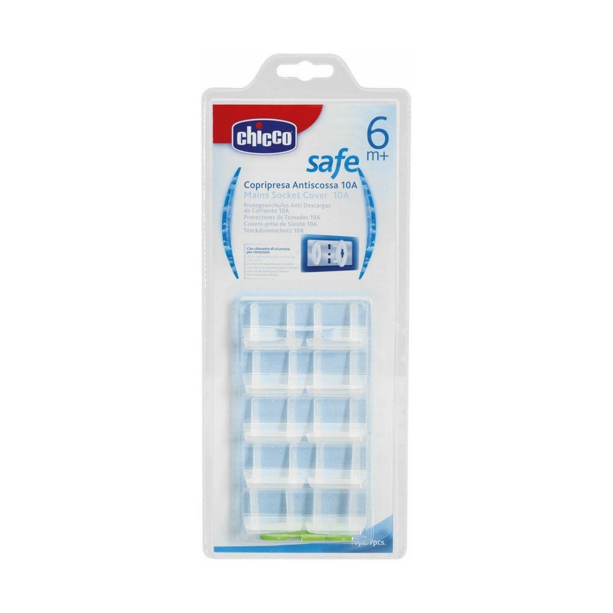 

Протекторы для розеток Chicco, 10 шт. 06958.30 ТМ: Chicco, 06958.30