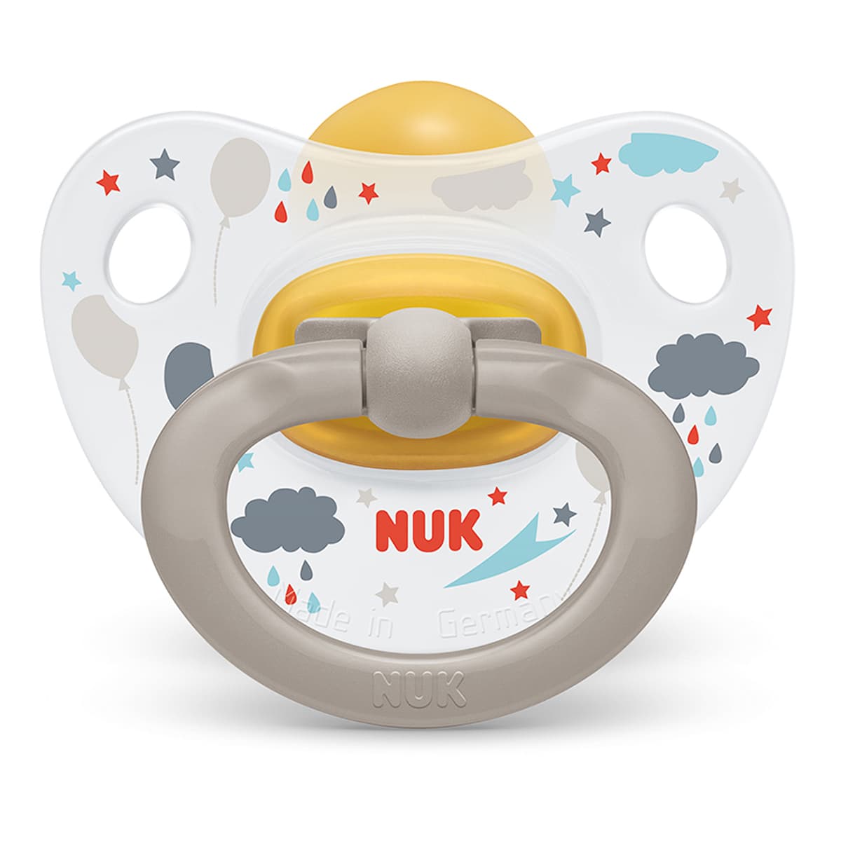 

Пустышка NUK Happy kids Clouds р 1 10726007/3 ТМ: NUK, 10726007/3